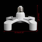 E27 4 em 1 Atcon LED Soquete Suporte Base de Luz Lâmpadas Conversor Parafuso Branco - foto 2026 E27 4 em 1 Atcon LED Soquete Suporte Base de Luz Lâmpadas Conversor Parafuso Branco - foto 2026