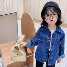 2020 Spring new Korean Children Wear Boys and Girls Classic Cool Denim Coat Jacket Black Blue XJ003 2024 - buy cheap