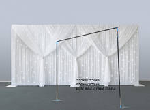 Wedding Drapery Pipe Stand/Wedding Decor Piping frame/Stainess Steel Wedding Backdrop Stand Wedding Square metal frame 2024 - buy cheap