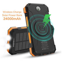 Solar Power Bank 24000mAh 25000mAh Solar Battery Charger Dual USB for iPhone iPad Samsung Huawei Xiaomi Sony LG Google Honor. 2024 - buy cheap