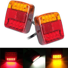 107x102x30mm 12V Trailer Truck 20 LED Taillight Brake Stop Turn Signal Indicator Light Lamp 2024 - buy cheap