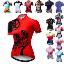 Weimostar 2022 Cycling Jersey Women Quick Dry MTB Jersey Mountain Bicycle Shirt Road Cycling Clothing Pro Team Riding Clothes 2024 - buy cheap