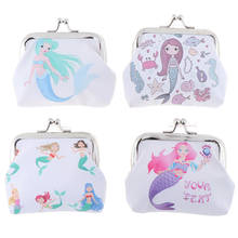 Cute Mermaid Coin Purse Mermaid Party Baby Shower Birthday Decorations Kids Gift Cartoon Wallet 2024 - buy cheap