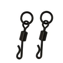 500pcs Carp Fishing Flexi Ring With Q-Shap Matte Black Swivel Big Eye Quick Change Solid Connector Tool Tackle Accessories Pesca 2024 - buy cheap