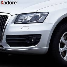 For AUDI Q5 2009-2016 Black Front Fog Light Lamp Frame Cover Front Grille Bumper Foglight Covers Car Styling Accessories 2pcs 2024 - buy cheap