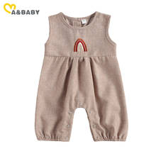Ma&Baby 0-24M Summer Vintage Newborn Infant Baby Girl Boy Rompers Jumpsuit Sleeveless Playsuit Costumes 2024 - buy cheap