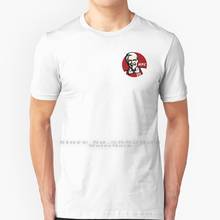 Kfc T Shirt 100% Pure Cotton Big Size Fastfood Kfc 2024 - buy cheap