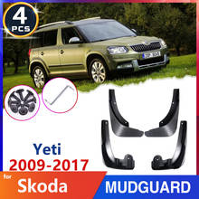 Car Fender Mud Flap for Skoda Yeti 5L 2009~2017 2010 2011 2012 Mudflaps Mudguards Splash Guards Flaps Car Accessories Stickers 2024 - buy cheap