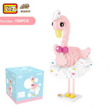 LOZ Diamond Blocks Toy Pink Bird Colorful Cartoon Animals Educational Bricks DIY Kids Children Gift 9205 2024 - buy cheap