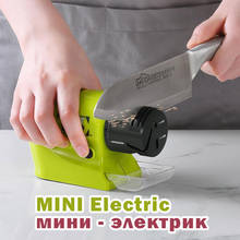 Mini amoladora eléctrica para cuchillos, herramienta afilada multifuncional, piedra afilada para utensilios de cocina, herramientas de estante 2024 - compra barato