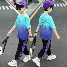 New Boys Summer Clothes Sports Suit Teenage Boys Short-sleeve And Pants Children Casual Tracksuit For Boy Kids Clothes Set 2024 - buy cheap