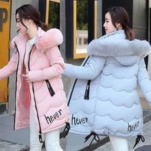 2020 New Women Parkas Winter Jacket Long Coat Fur Collar Hooded Overcoat Female Thick Warm Parka Cotton Padded Jacket Outwear 2024 - buy cheap