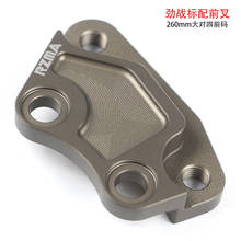 Universal Motorcycle Brake Caliper Bracket/adapter With 260mm Brake Discs For Motor Scooter Yamaha Honda 2024 - buy cheap