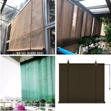 Personalize 90% taxa de sombreamento nova janela cortina pára-sol jardim net toldo anti-uv protetor solar varanda privacidade net 2024 - compre barato