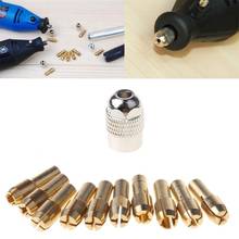 10Pcs 0.5-3.2mm Brass Drill Chuck Collet Bits 4.3mm Shank For Dremel Rotary Tool 2024 - buy cheap