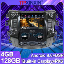 4+128G For Nissan NP300 Navara 2014 - 2020 Android 9 Tesla Vertical Big Screen Car Auto Radio Multimedia Player GPS Navigation 2024 - buy cheap