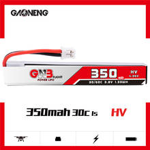 Gaoneng-bateria de lítio gnb para drone, conector de plugue, 350mah, lipo 1s, hv, 3.8v, 30c, ph2.0, peça de reposição para betafpv rc, fpv, corrida, tinywhoop 2024 - compre barato