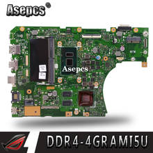 Asepcs X556UV Laptop motherboard para For Asus X556UQ X556UV X556UB X556UR X556U X556 Teste mainboard original DDR4-4G RAM I5-CPU 2024 - compre barato