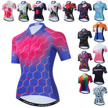 Weimostar Women's Bike Jersey Summer Short Sleeve Cycling Jersey Tops Breathable Bicycle Shirt Ladies Racing Cycling Clothing 2024 - buy cheap