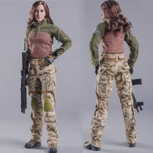 Collection 1/6 AS034 Female Clothes Suit Seals Combat Suits Jacket Coat Pants Belt Set Fit 12 In Soldier Action Figure Body Dol 2024 - buy cheap