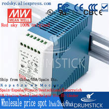 Fuente de alimentación Industrial de carril DIN, fuente de alimentación MEAN WELL MDR-60-24, 24V, 2.5A, Meanwell MDR-60, 60W 2024 - compra barato