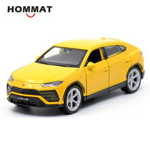HOMMAT 1/43 Urus Off-road Car Model Alloy Metal 1:43-Diecast Pull Back Model Car Toy For Kids Toys Christmas Car kids Gifts 2019 2024 - buy cheap