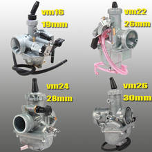 Mikuni VM16 VM22 VM24 VM26 Carburetor 19mm 26mm 28mm 30mm Carb For Honda for Yamaha 110cc-250cc Dirt Pit Bike ATV 2024 - buy cheap