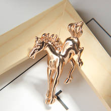 Horse Shape Brooch Animal Metal Brooch Lapel Pin Women Men Suits Accessories Elegant Jewelry Gift Badge 2024 - buy cheap