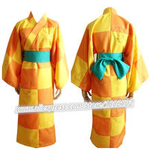 Аниме Inuyasha Косплей Rin Хэллоуин костюм кимоно Индивидуальный размер 2024 - купить недорого