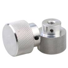 1pcs M6 M8 M10 M12 aluminum alloy hand screw nuts pineapple grain knurled frame blind hole with lateral teeth nut white color 2024 - buy cheap