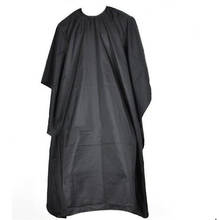 Capa de cabeleireiro em tecido, capa preto, para corte de cabelo, barbeiro e barbeiro, à prova d'água 2024 - compre barato