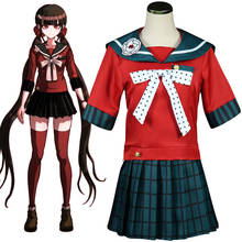 Game Danganronpa Harukawa Maki Cosplay Costumes School Girls Uniform Anime Halloween Costume for Women JK uniform College style 2024 - buy cheap