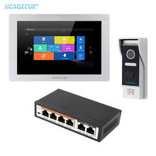 HOMSECUR 7 "Wi-Fi видео домофон телефонная система вызова с наружным монитором BC031IP-B + BM714IP-S 2024 - купить недорого