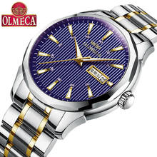 OLMECA Fashion mens watches top brand luxury relogio masculino Watch men casual dress Male Quartz Wristwatches Date Clock 2024 - buy cheap