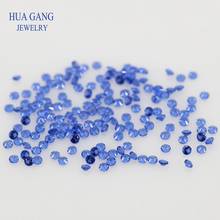 123# Blue Nano Stone Round Brilliant Cut Synthetic Nano Gems For Jewelry Size 0.8~6.5mm Free Shipping Beads Wholesale 2024 - buy cheap