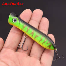 1 шт. 8 см 11 г 6 # КРЮЧКОВ искусственная приманка Pesca рыболовные снасти Top Water Popper Воблер для рыбалки кренкбейт 2024 - купить недорого