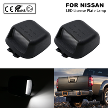 2Pcs Error free LED License Number Plate Light lamps For Nissan Titan Xterra Armada Frontier Suzuki Equator 2024 - buy cheap