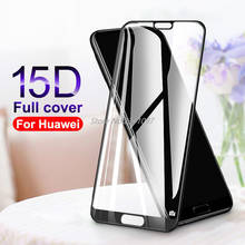 15D Full Cover Protective Glass for Huawei P20 P30 Lite Pro Screen Protector for Huawei P20 Honor 9 10 V10 Tempered Glass Film 2024 - buy cheap