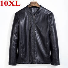 size 8XL 7XL 6XL plus man genuine sheepskin clothing real jacket spring and autumn leather motorcycle coat 2024 - buy cheap