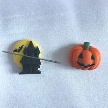 Needle Minder patrón de calabaza de Halloween imán de aguja para bordado de punto de cruz, costura 2024 - compra barato