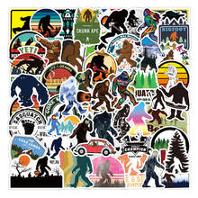 50Pcs Outdoor Primeval Forest Bigfoot Barbarian Ape Man Sticker for Toy Motorcycle Laptop Stationery PS4 Bike Guitar 2024 - buy cheap