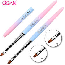 BQAN #4#6 Nail Brush Oval Brush Nail Art Nail Art Painting Drawing Brush Beauty Nail UV Gel Drawing Painting Pen Manicure Tools 2024 - buy cheap