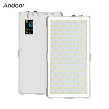 Andoer-Lámpara LED de 3200-5600K para vídeo, luz de relleno regulable CRI 96 +, pantalla de Banco de energía para estudio de grabación de vídeo, boda en vivo 2024 - compra barato