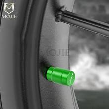 Motorcycle CNC Vehicle Wheel Tire Valve Air Port Stem Caps Covers Plug For Kawasaki J300 J 300 2014-2017 2015 2016 2024 - buy cheap