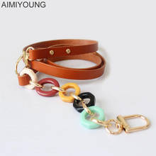 Aimiyoung-bolsa de couro em acrílico para substituição, peça de reposição ou acessório, cinto ajustável 2024 - compre barato