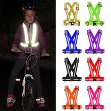 Highlight Reflective Straps Night Work Security Running Cycling Safety Reflective Vest High Visibility Reflective Safety Jacket 2024 - buy cheap