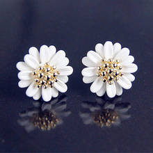 Fashion Women Girl Lovely Cute Chrysanthemum Daisy Flower Ear Studs Earrings Elegant Jewelry Stud Earring 2024 - buy cheap