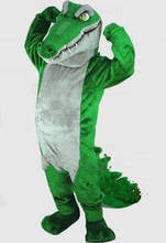 Verde crocodilo mascote traje ternos cosplay jogo de festa animal fantasia vestido roupas publicidade promoção carnaval desfile adultos 2024 - compre barato