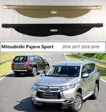 Protector de seguridad para maletero de coche, cubierta de carga de alta calidad para Mitsubishi Pajero Sport 2016, 2017, 2018, 2019 2024 - compra barato