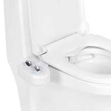 Белый US9/16 туалета биде с двойным соплом Одиночная холодная вода биде спрей Аксессуары для ванной комнаты стирка AS 2024 - купить недорого